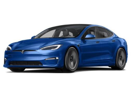 Solid Black 2022 Tesla Model S Plaid