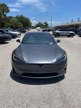 Solid Black 2022 Tesla Model S Plaid