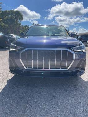 Blue Metallic 2022 Audi Q3 45 S line Premium Plus