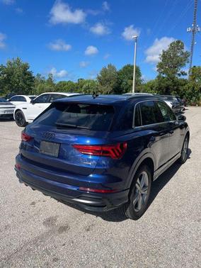 Blue Metallic 2022 Audi Q3 45 S line Premium Plus