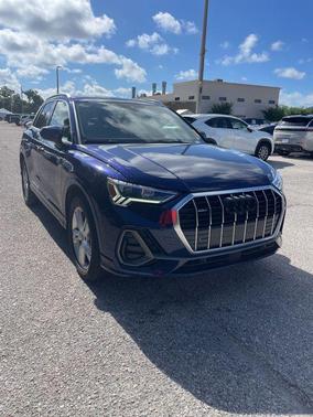 Blue Metallic 2022 Audi Q3 45 S line Premium Plus