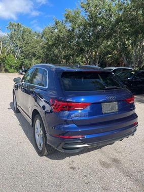Blue Metallic 2022 Audi Q3 45 S line Premium Plus