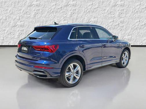 Blue Metallic 2022 Audi Q3 45 S line Premium Plus