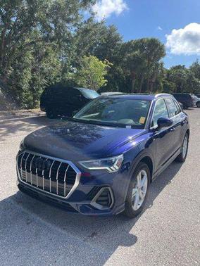 Blue Metallic 2022 Audi Q3 45 S line Premium Plus