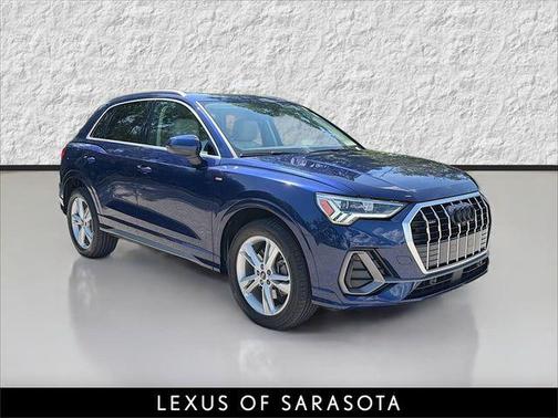 Blue Metallic 2022 Audi Q3 45 S line Premium Plus