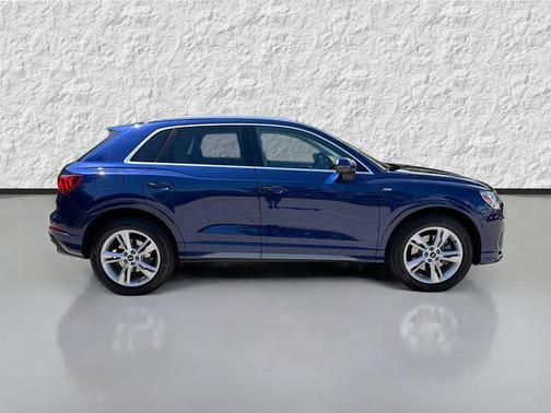Blue Metallic 2022 Audi Q3 45 S line Premium Plus