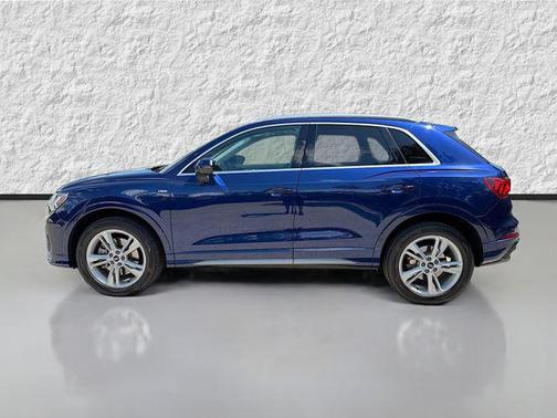 Blue Metallic 2022 Audi Q3 45 S line Premium Plus