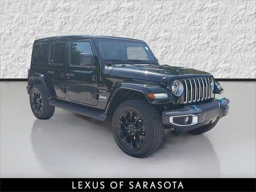 Black Clearcoat 2023 Jeep Wrangler 4xe Sahara