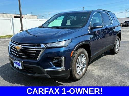 Northsky Blue Metallic 2022 Chevrolet Traverse LT Cloth