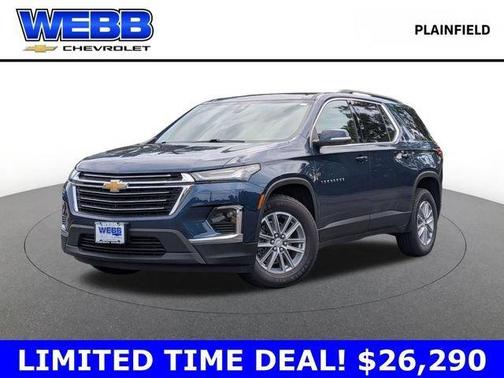 Northsky Blue Metallic 2022 Chevrolet Traverse LT Cloth
