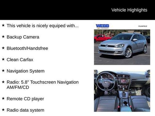 2015 Volkswagen Golf SportWagen TDI SEL 4-Door