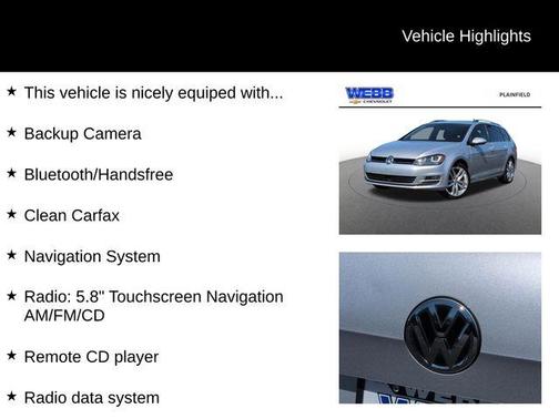 2015 Volkswagen Golf SportWagen TDI SEL 4-Door