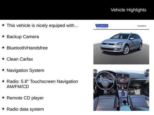 2015 Volkswagen Golf SportWagen TDI SEL 4-Door