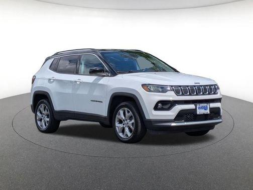 Bright White Clearcoat 2022 Jeep Compass Limited