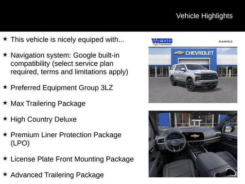 2025 Chevrolet Tahoe High Country