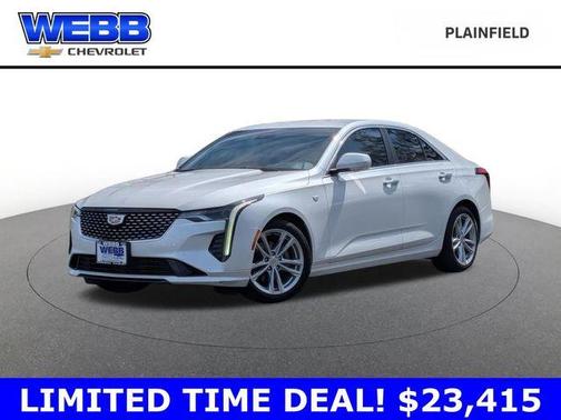 Crystal White Tri-Coat 2022 Cadillac CT4 Luxury
