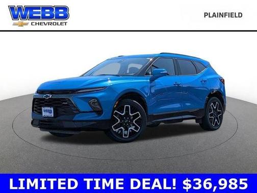 Rip Tide Blue 2024 Chevrolet Blazer RS SUV