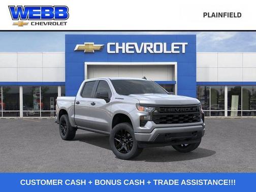 Sterling Gray Metallic 2026 Chevrolet Silverado 1500 Custom