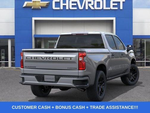 Sterling Gray Metallic 2026 Chevrolet Silverado 1500 Custom