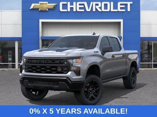 Sterling Gray Metallic 2026 Chevrolet Silverado 1500 Custom Trail Boss
