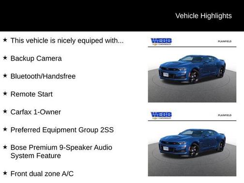 2022 Chevrolet Camaro 2SS