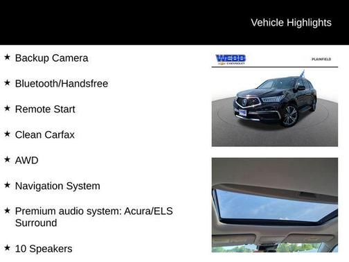 2017 Acura MDX 3.5L w/Technology Package
