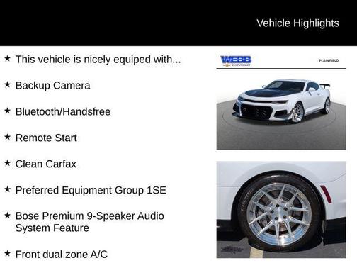 2019 Chevrolet Camaro ZL1