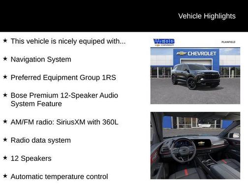 2026 Chevrolet Traverse RS