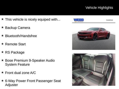 2019 Chevrolet Camaro 2LT