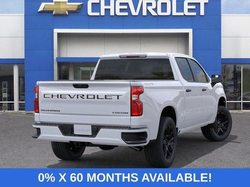 Summit White 2026 Chevrolet Silverado 1500 Custom
