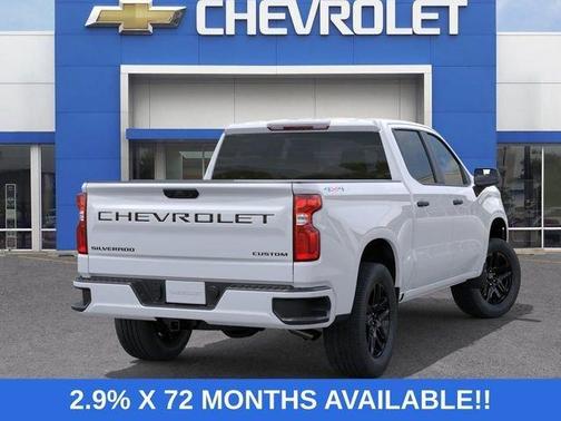 Summit White 2026 Chevrolet Silverado 1500 Custom
