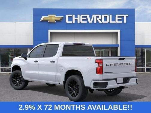 Summit White 2026 Chevrolet Silverado 1500 Custom