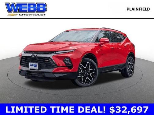 Red 2023 Chevrolet Blazer RS
