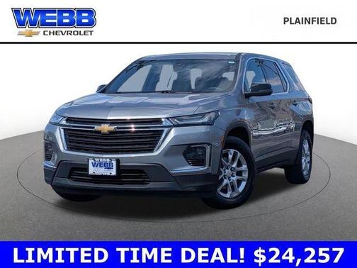 Sterling Gray Metallic 2023 Chevrolet Traverse LS