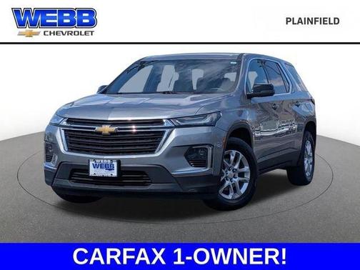Sterling Gray Metallic 2023 Chevrolet Traverse LS
