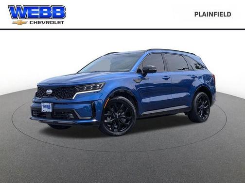 Sapphire Blue 2021 Kia Sorento SX-PRESTIGE