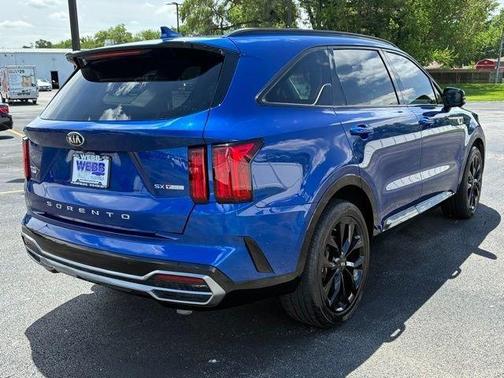 Sapphire Blue 2021 Kia Sorento SX-PRESTIGE