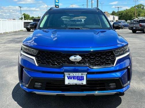 Sapphire Blue 2021 Kia Sorento SX-PRESTIGE