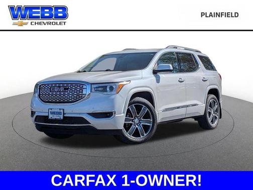White Frost Tri-Coat 2018 GMC Acadia Denali