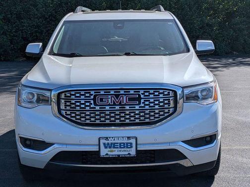 White Frost Tri-Coat 2018 GMC Acadia Denali