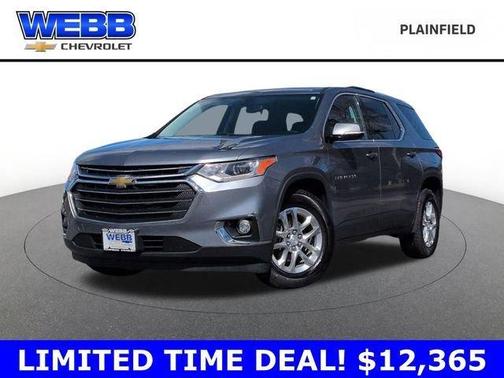 Satin Steel Metallic 2018 Chevrolet Traverse LT Cloth