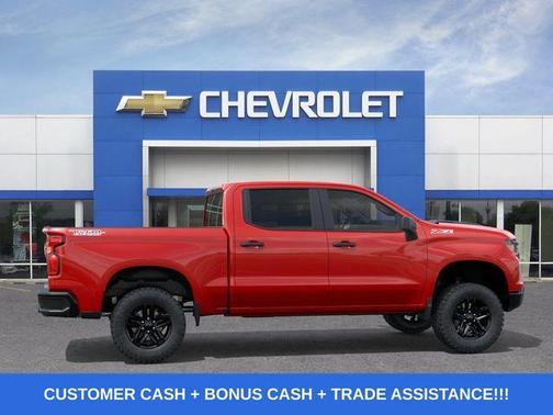 Red 2026 Chevrolet Silverado 1500 Custom Trail Boss