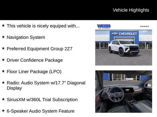 2026 Chevrolet Traverse Z71