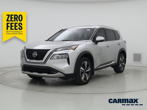 Silver 2021 Nissan Rogue Platinum