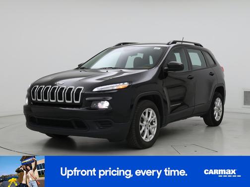 Black 2015 Jeep Cherokee Sport
