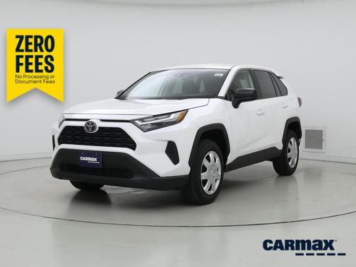 White 2025 Toyota RAV4 LE