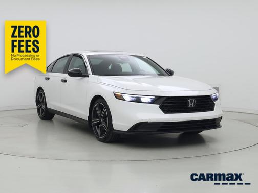 White 2024 Honda Accord Hybrid Sport