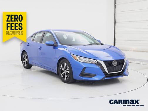 Blue 2020 Nissan Sentra SV