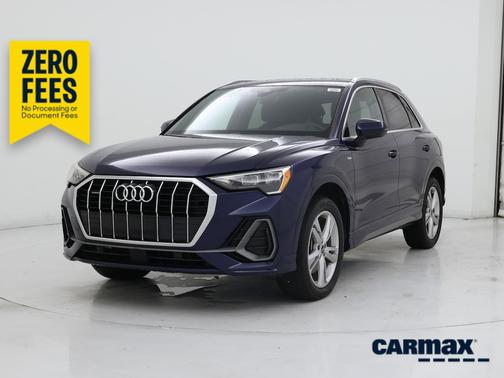 Blue 2021 Audi Q3 S-Line Premium