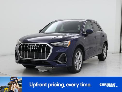Blue 2021 Audi Q3 S-Line Premium